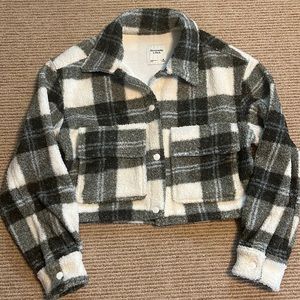 Cropped Sherpa jacket